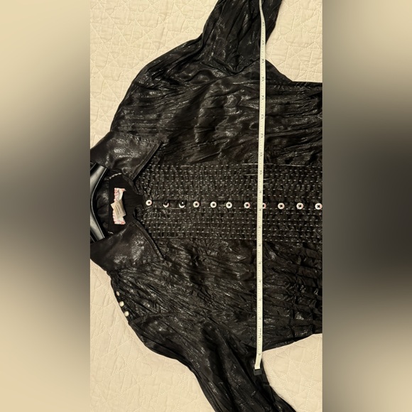 Vintage Parasuco Women's button-up blouse - Medium - Picture 14 of 16